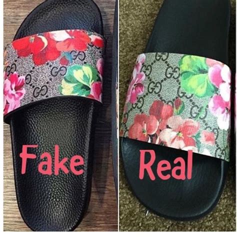 gucci flat sandals replica|Gucci slides are they real.